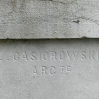 GASIOROWSKI Ladislas Architecte sur le monument