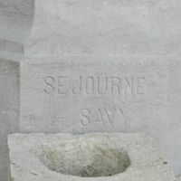 SÉJOURNÉ & SAVY Entrepreneur sur le monument