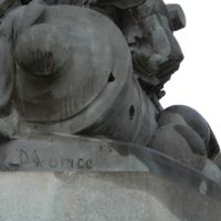 MORICE Léopold Sculpteur sur le monument