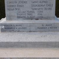 AVART G. Marbrier sur le monument