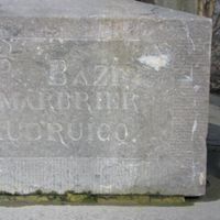 BAZIN Paul Marbrier sur le monument