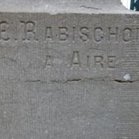 RABISCHON Ernest Marbrier-Sculpteur sur le monument