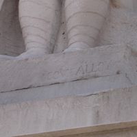 ALLOY Léonce Sculpteur sur le monument