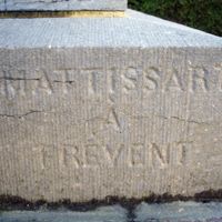 MATISSART Joseph Marbrier sur le monument
