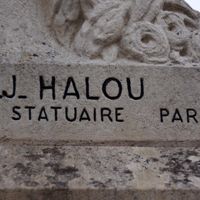 HALOU Alfred Jean Sculpteur sur le monument
