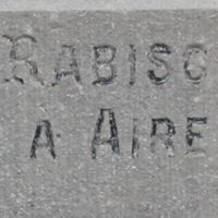 RABISCHON Ernest Marbrier-Sculpteur sur le monument
