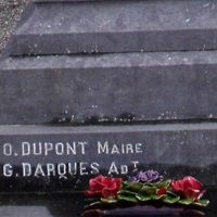 COLIN Numa Marbrier sur le monument