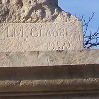 CLADEL Marius Léon Sculpteur sur le monument