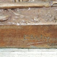 BOUTRY Edgar Sculpteur sur le monument