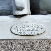 CAMUS Étienne Sculpteur sur le monument