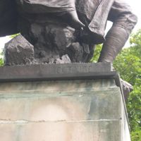 OCTOBRE Jérémie Aimé Delphin Sculpteur sur le monument