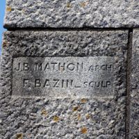 BAZIN François Sculpteur sur le monument