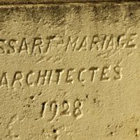 BRASSART MARIAGE Louis & Fils Architecte sur le monument