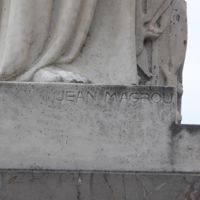MAGROU Jean Sculpteur sur le monument