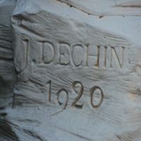 DÉCHIN Jules Sculpteur sur le monument
