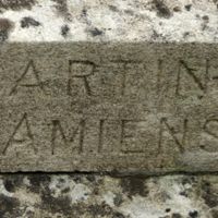 MARTIN Marbrier sur le monument