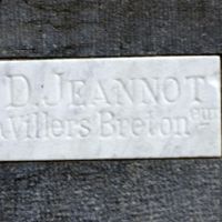 JEANNOT Désiré Marbrier sur le monument