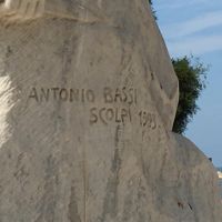 BASSI Antonio Sculpteur sur le monument