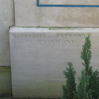 RAIMONT Georges [dit RAYMOND] Marbrier-Sculpteur sur le monument