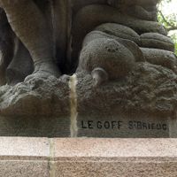 LE GOFF Élie Jean Marie Sculpteur sur le monument