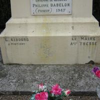 GIBOURG Léon Marbrier sur le monument