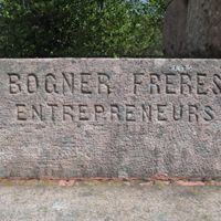BOGNER Frères Entrepreneur sur le monument