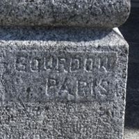 MARBRERIES GÉNÉRALES DE PARIS [GOURDON Dir.] Marbrerie sur le monument