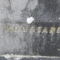 BOUSSARD Marbrier sur le monument